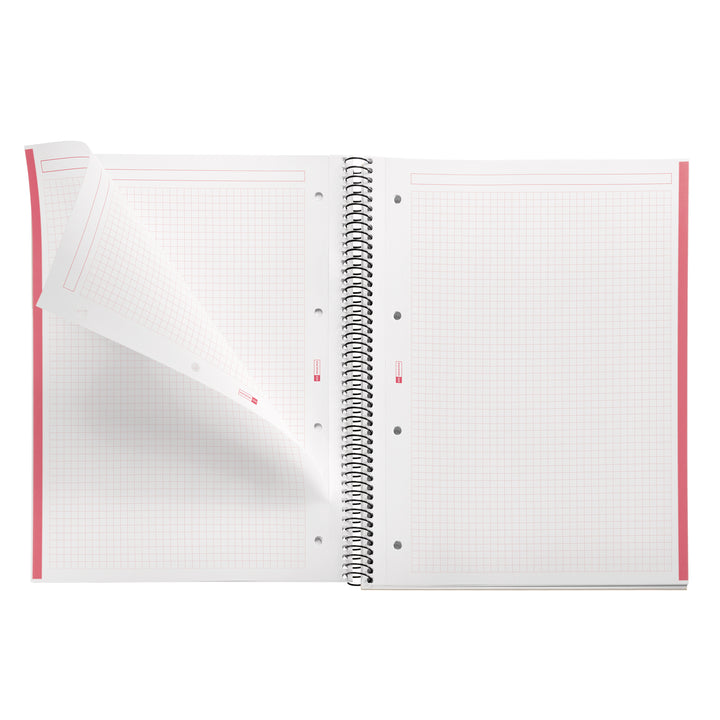 Cuaderno NB1 A4 80 CLA PP Rojo