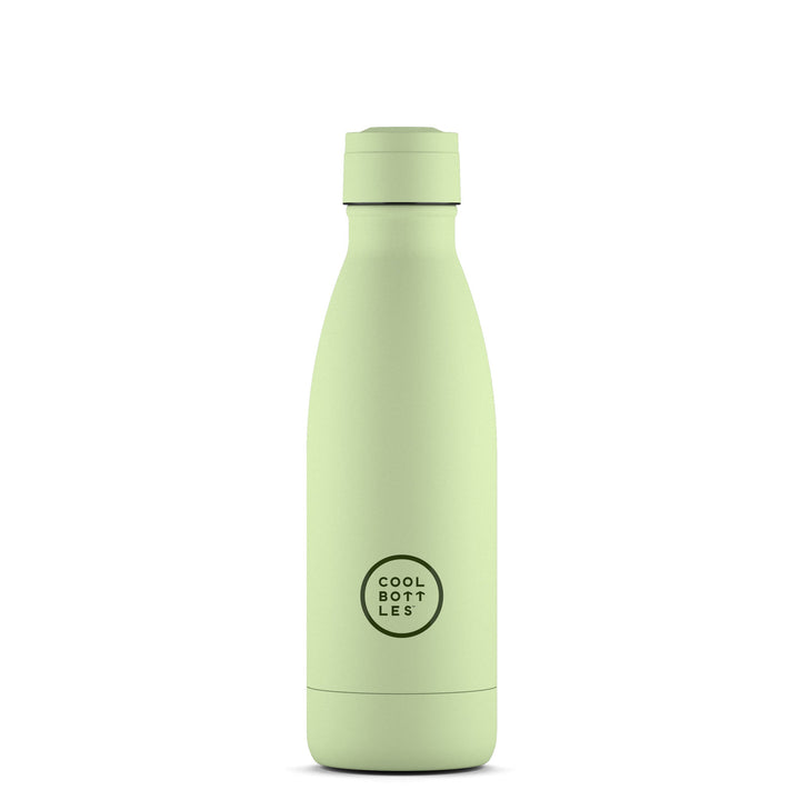The bottles coolors - Botella de acero inoxidable 350 ml  - Pastel Green