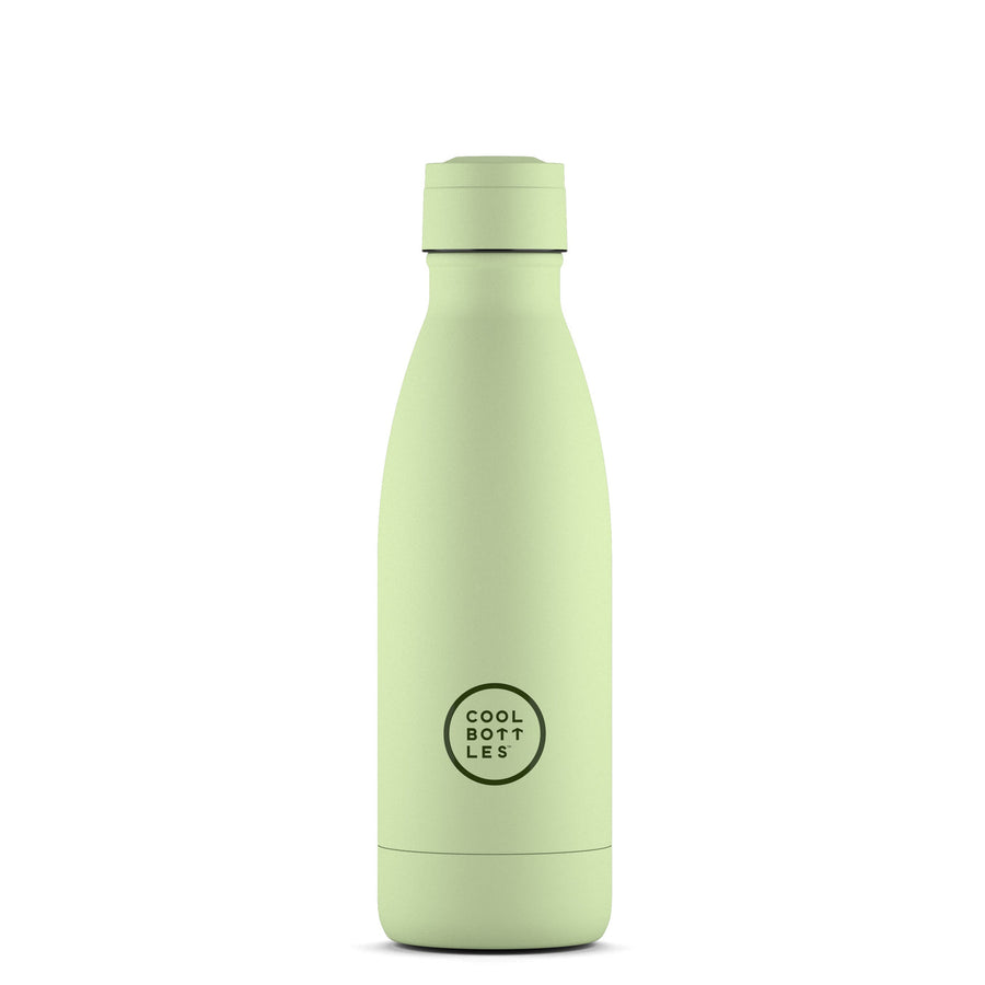 The bottles coolors - Botella de acero inoxidable 350 ml  - Pastel Green