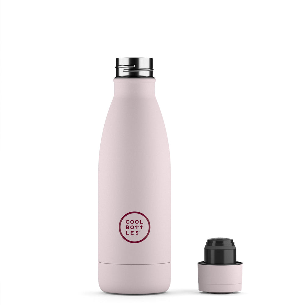 The bottles coolors - Botella de acero inoxidable 350 ml  - Pastel Pink