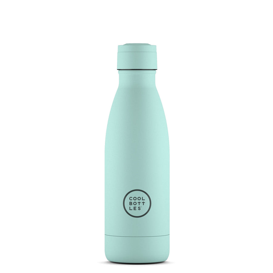The bottles coolors - Botella de acero inoxidable 350 ml  - Pastel Sky