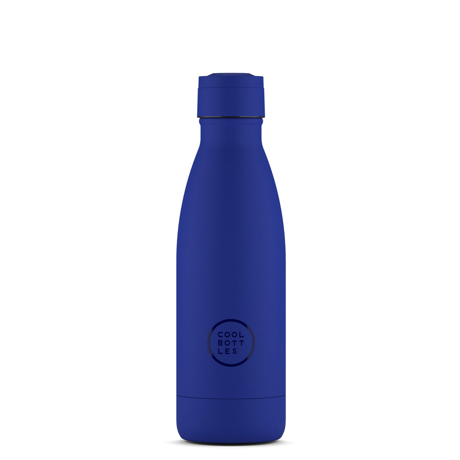 The bottles coolors - Botella de acero inoxidable 350 ml  - Vivid Blue
