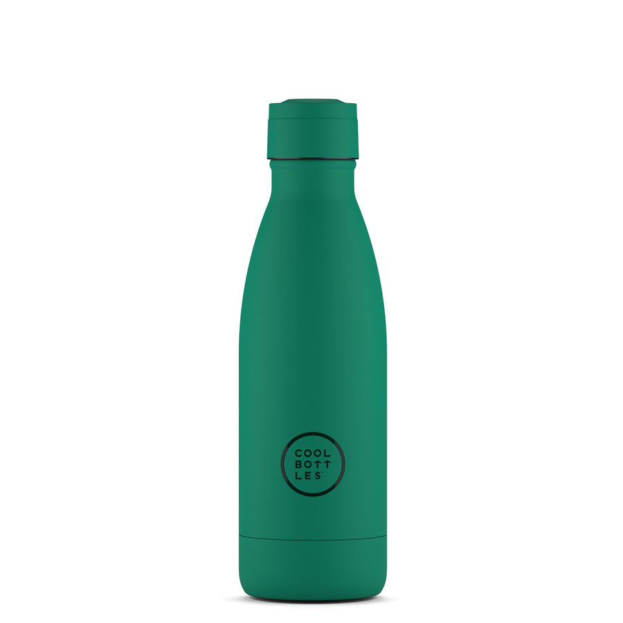 The bottles coolors - Botella de acero inoxidable 350 ml  - Vivid Quetzal