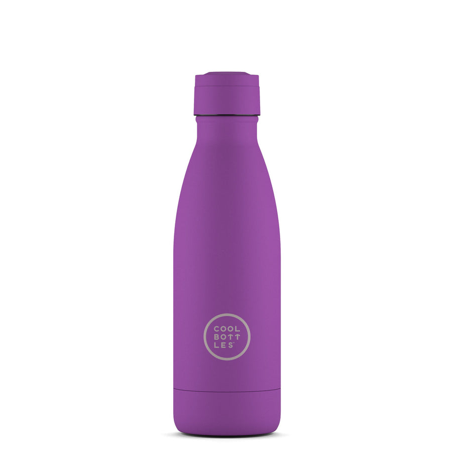The bottles coolors - Botella de acero inoxidable 350 ml  - Vivid Violet