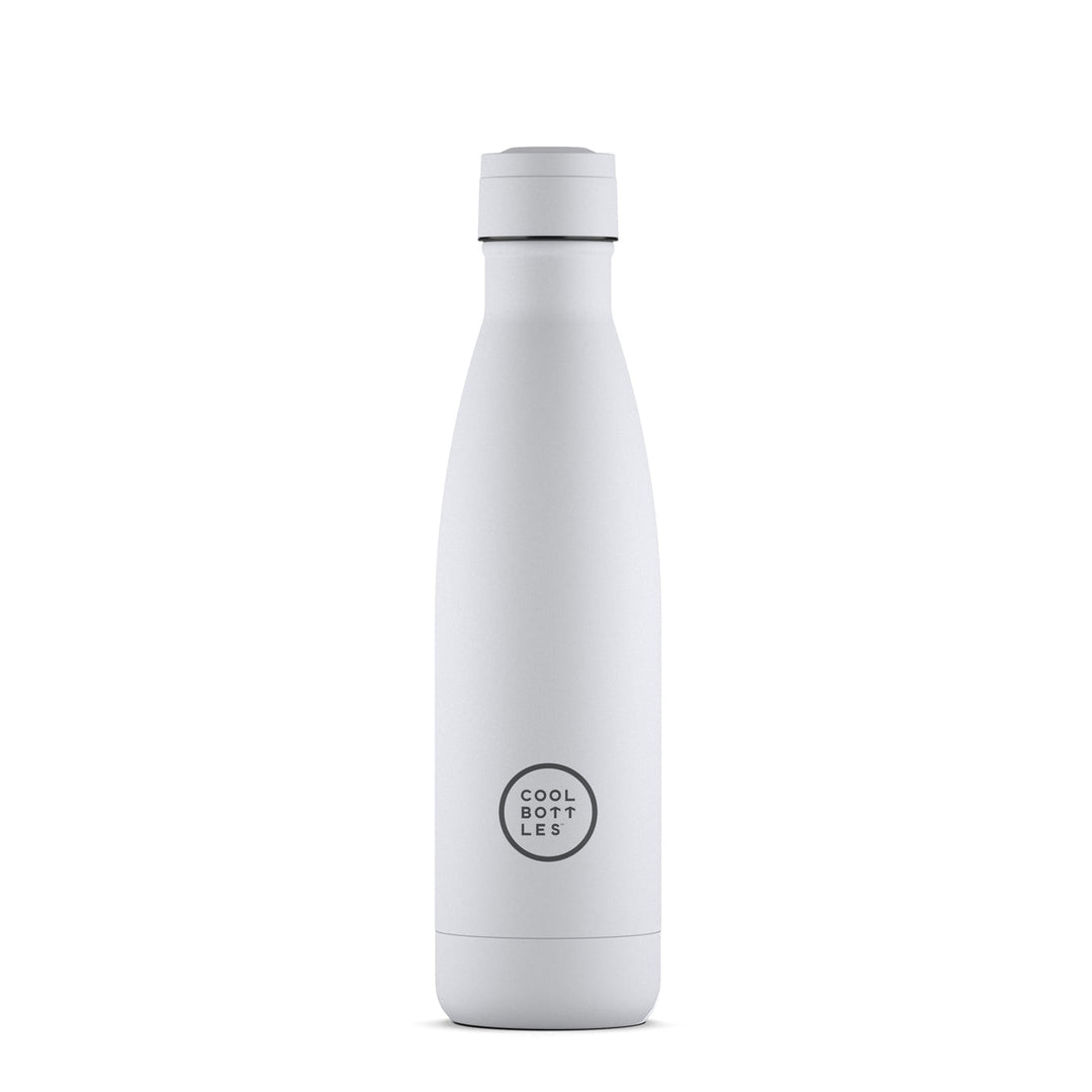 The bottles coolors - Botella de acero inoxidable 500 ml - Mono White