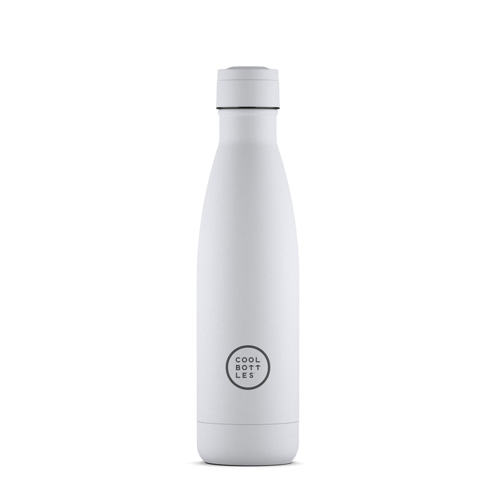 The bottles coolors - Botella de acero inoxidable 500 ml - Mono White