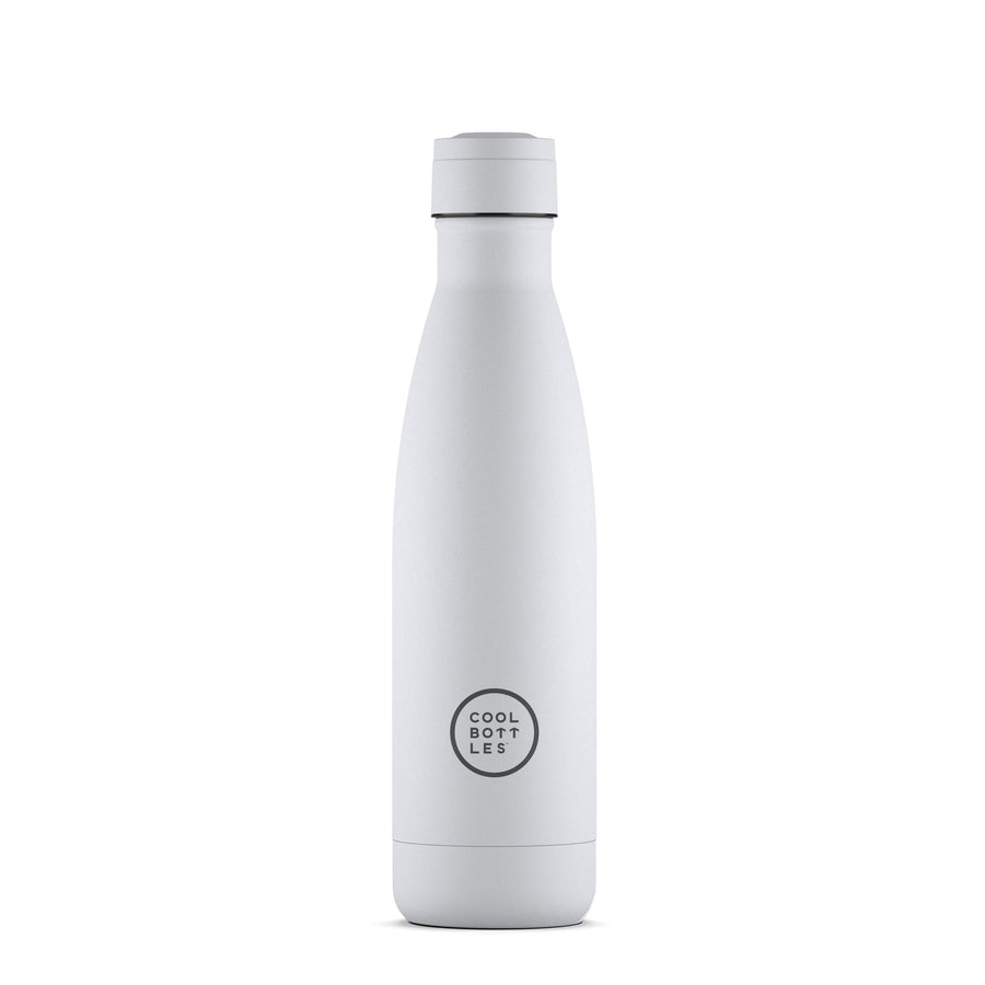 The bottles coolors - Botella de acero inoxidable 500 ml - Mono White