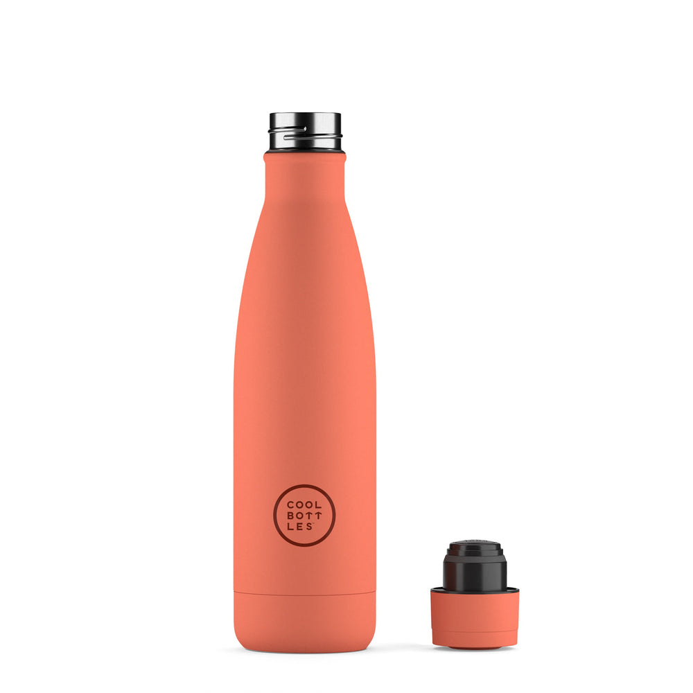 The bottles coolors - Botella de acero inoxidable 500 ml - Pastel Coral