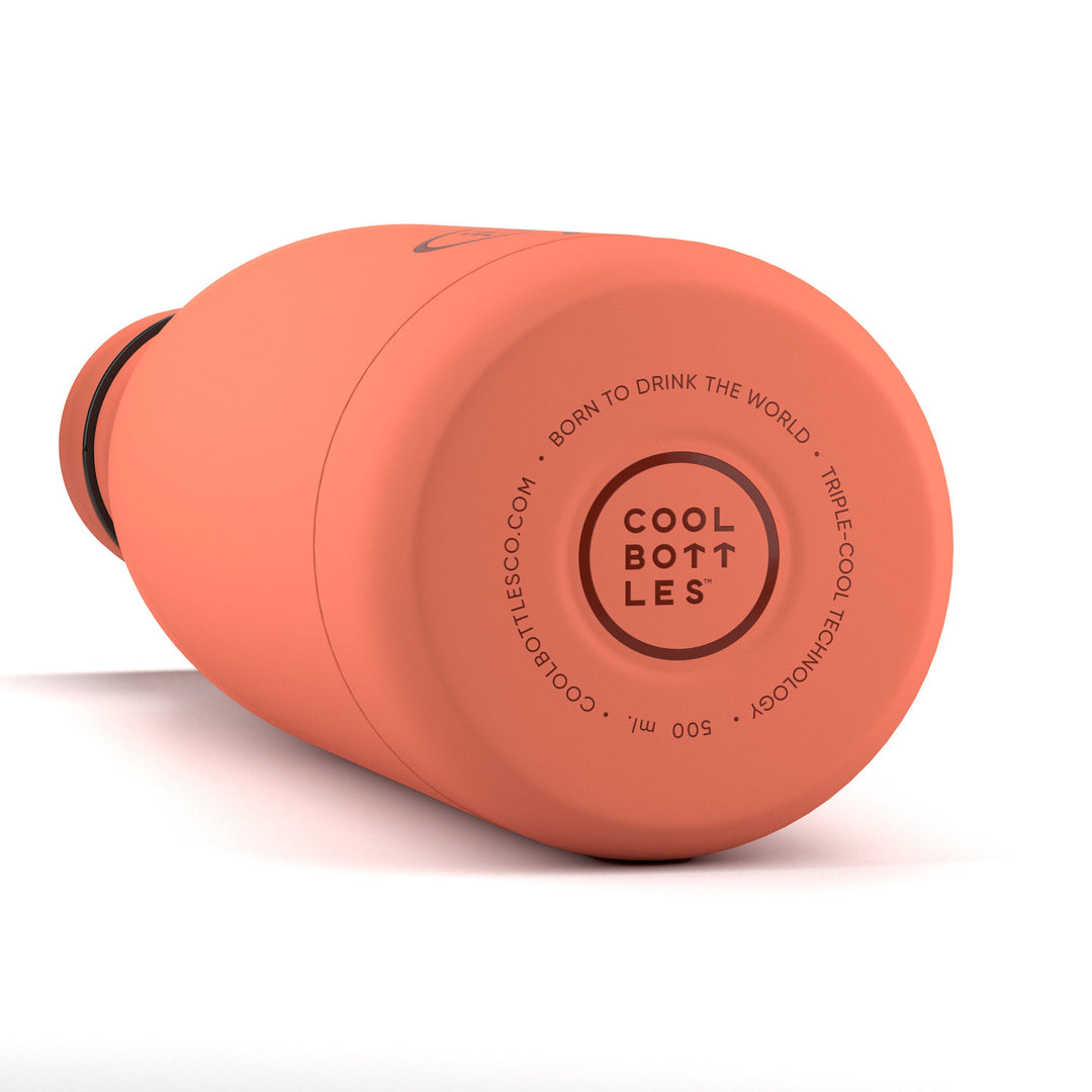 The bottles coolors - Botella de acero inoxidable 500 ml - Pastel Coral