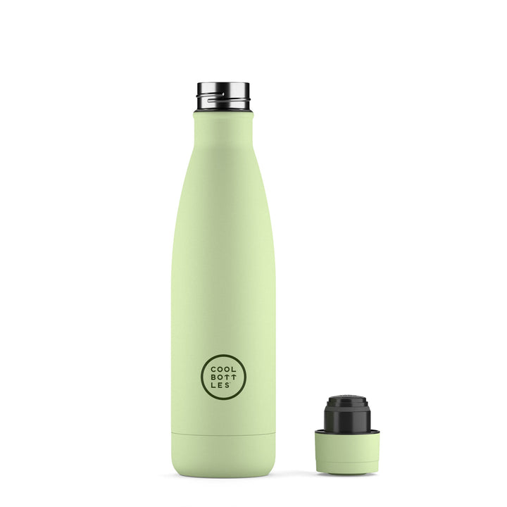 The bottles coolors - Botella de acero inoxidable 500 ml - Pastel Green