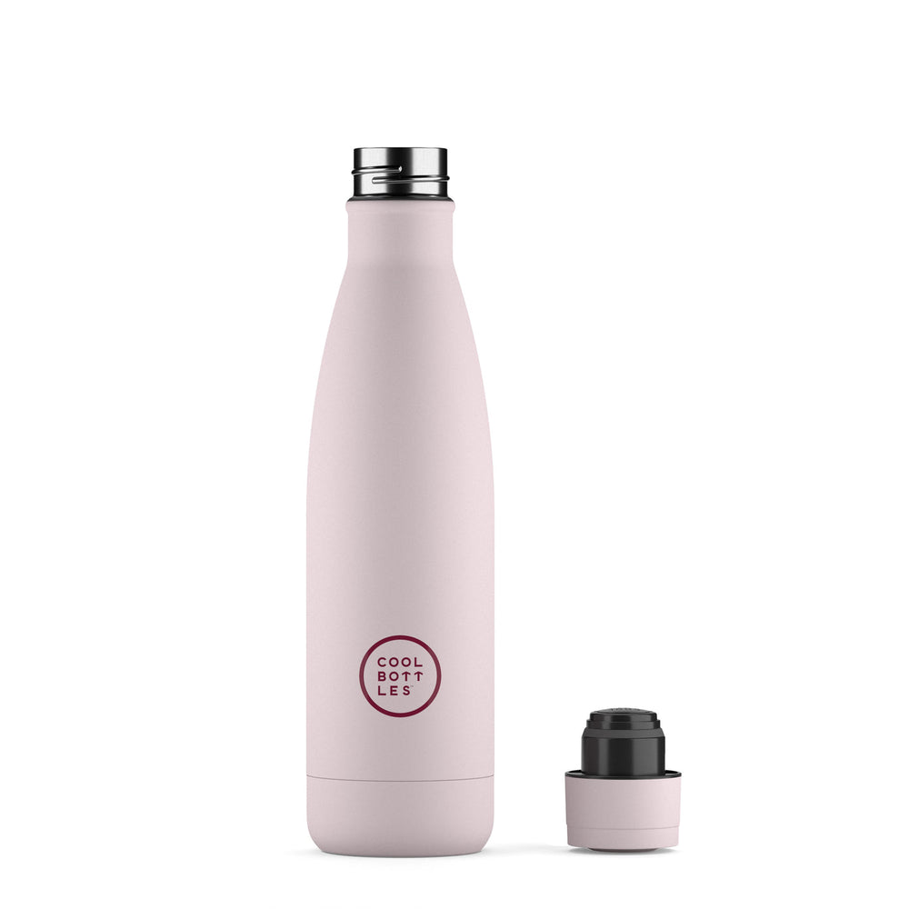 The bottles coolors - Botella de acero inoxidable 500 ml - Pastel Pink