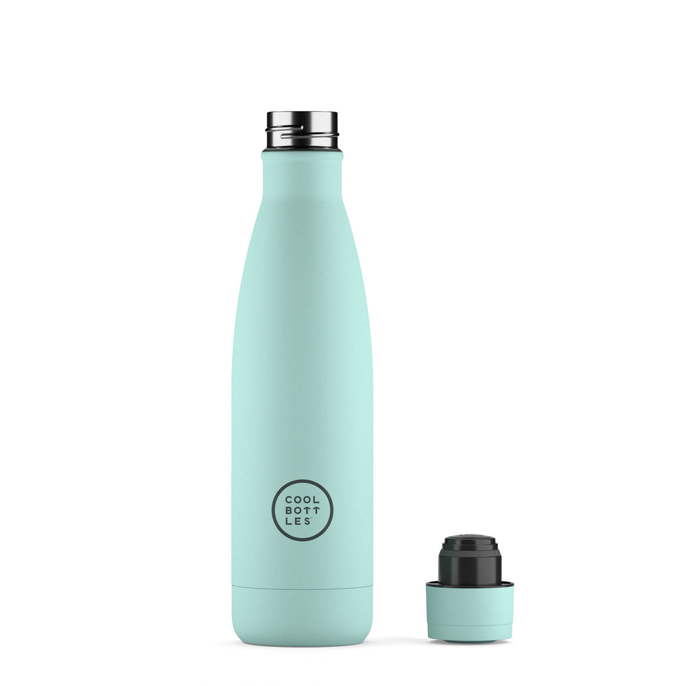 The bottles coolors - Botella de acero inoxidable 500 ml - Pastel Sky