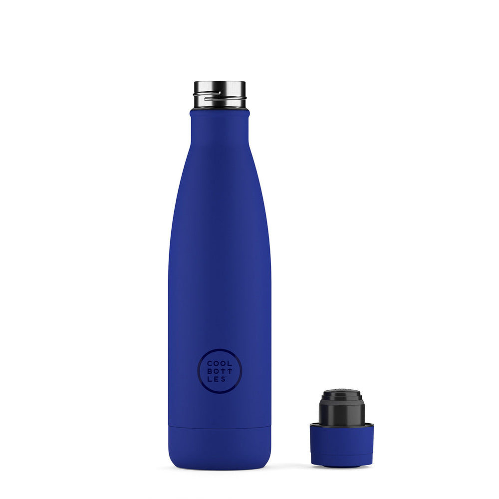 The bottles coolors - Botella de acero inoxidable 500 ml - Vivid Blue
