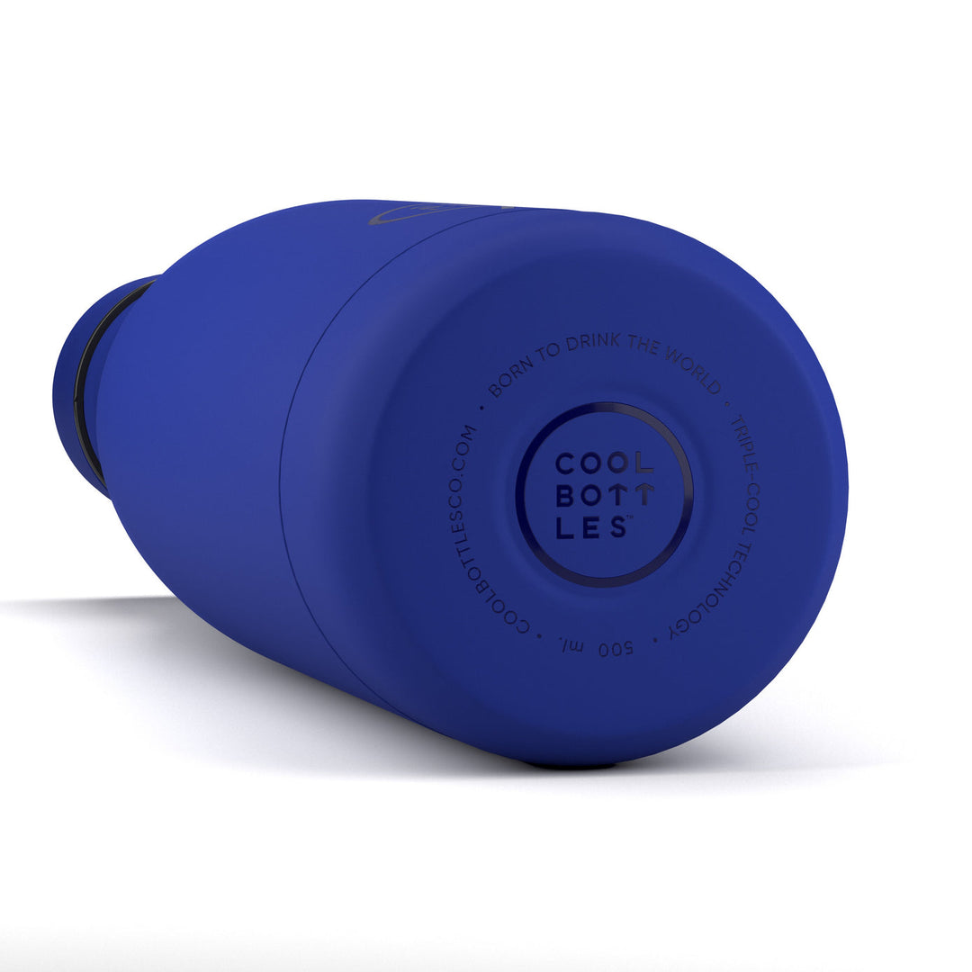 The bottles coolors - Botella de acero inoxidable 500 ml - Vivid Blue