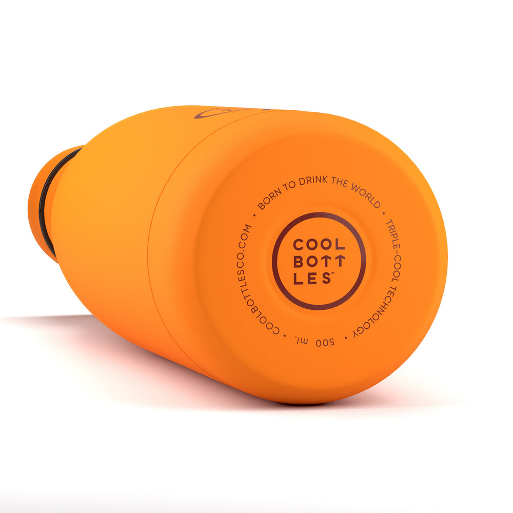 The bottles coolors - Botella de acero inoxidable 500 ml - Vivid Orange