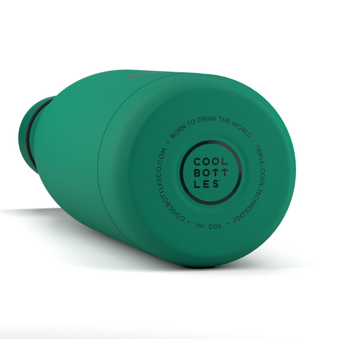 The bottles coolors - Botella de acero inoxidable 500 ml - Vivid Quetzal