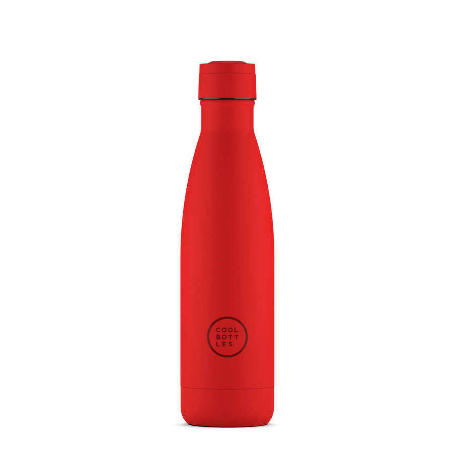 The bottles coolors - Botella de acero inoxidable 500 ml - Vivid Red