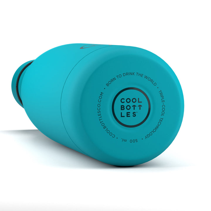 The bottles coolors - Botella de acero inoxidable 500 ml - Vivid Turquesa