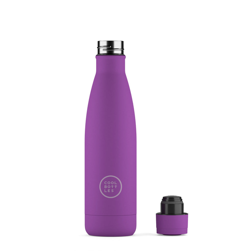 The bottles coolors - Botella de acero inoxidable 500 ml - Vivid Violet