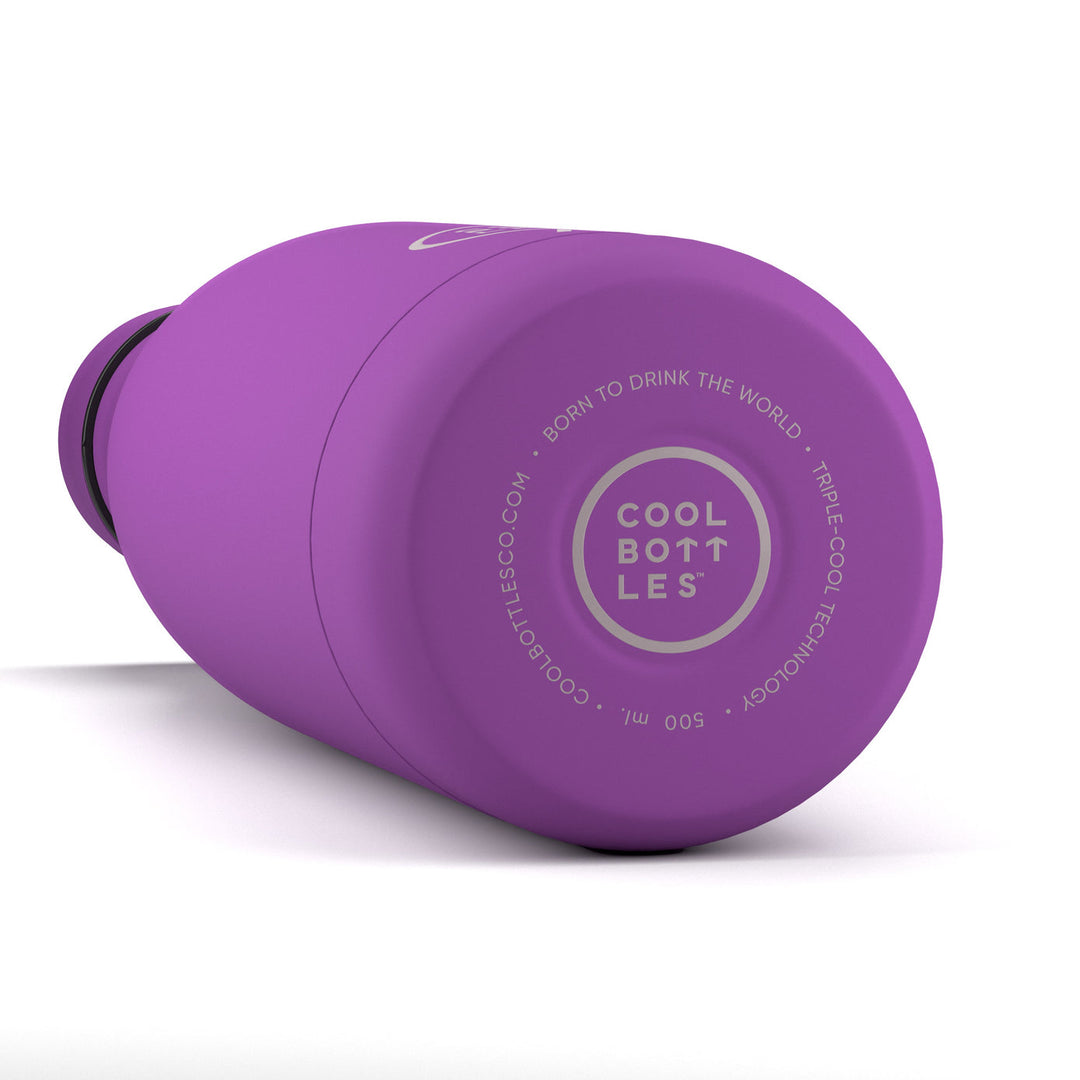The bottles coolors - Botella de acero inoxidable 500 ml - Vivid Violet