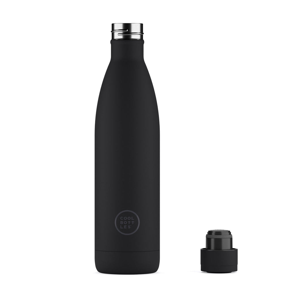 The bottles coolors - Botella de acero inoxidable 750 ml  - Mono Black