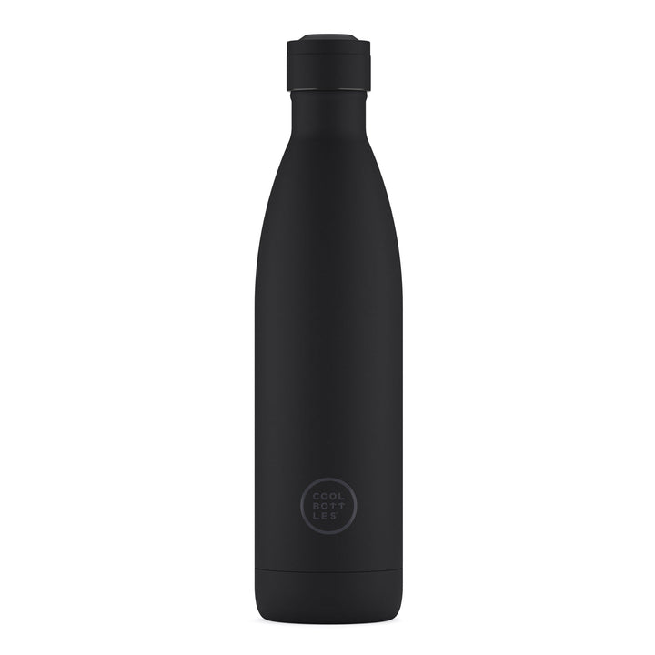 The bottles coolors - Botella de acero inoxidable 750 ml  - Mono Black