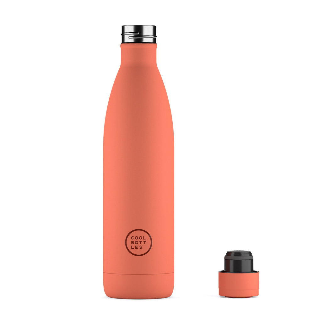 The bottles coolors - Botella de acero inoxidable 750 ml - Pastel Coral