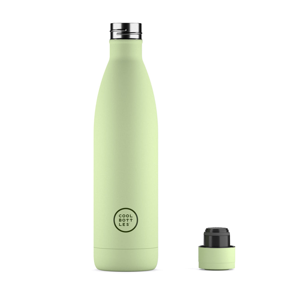 The bottles coolors - Botella de acero inoxidable 750 ml  - Pastel Green