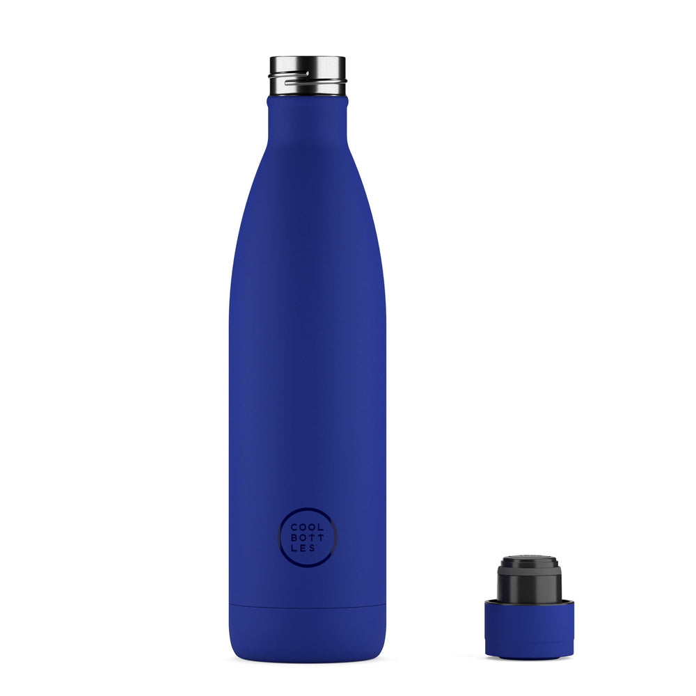 The bottles coolors - Botella de acero inoxidable 750 ml  - Vivid Blue