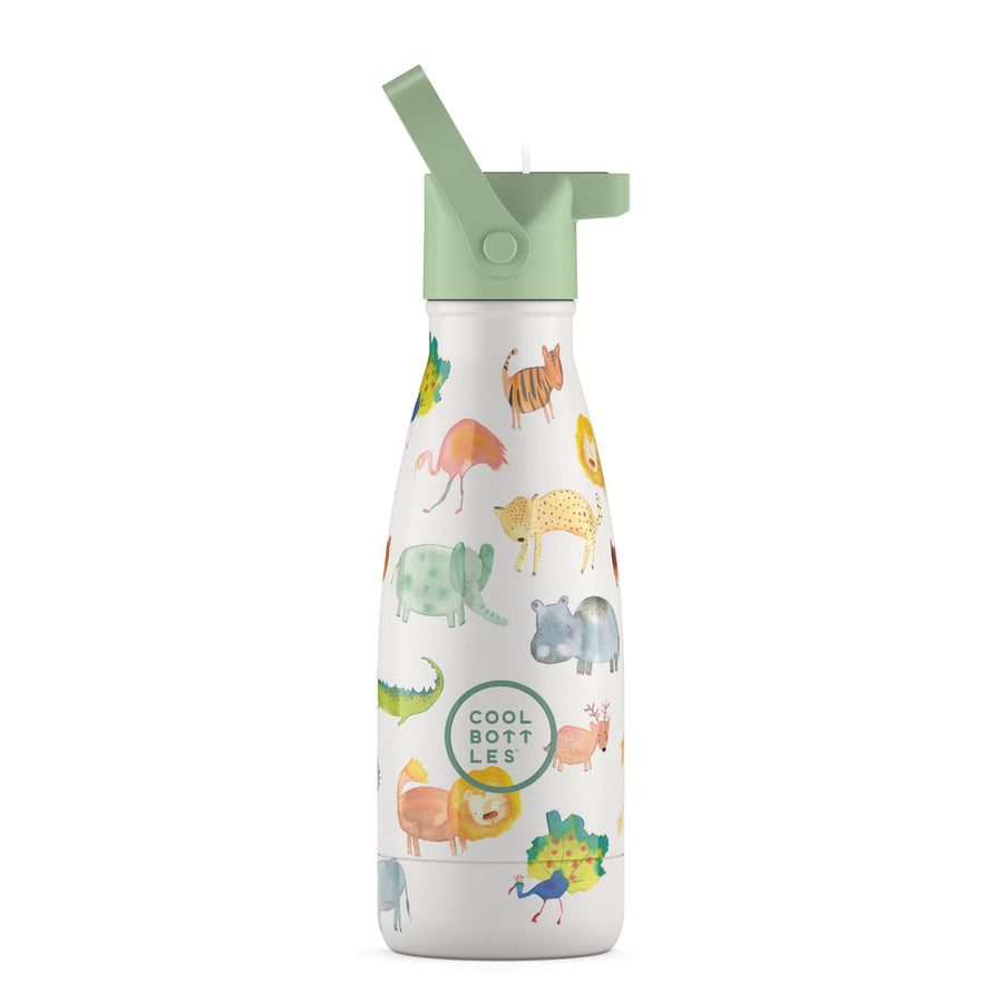 The Kids Bottle - Botella de agua para niños 260 ml - African Safari