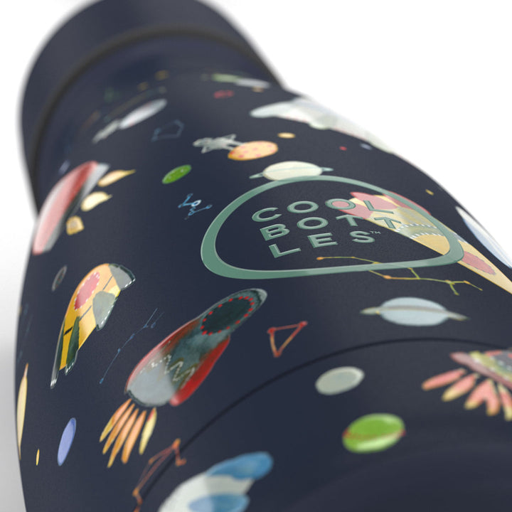 The Kids Bottle - Botella de agua para niños 260 ml - Space Rockets