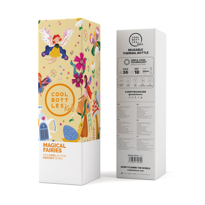 The bottles kids - Botella de agua para niños 350 ml - Magical Fairies