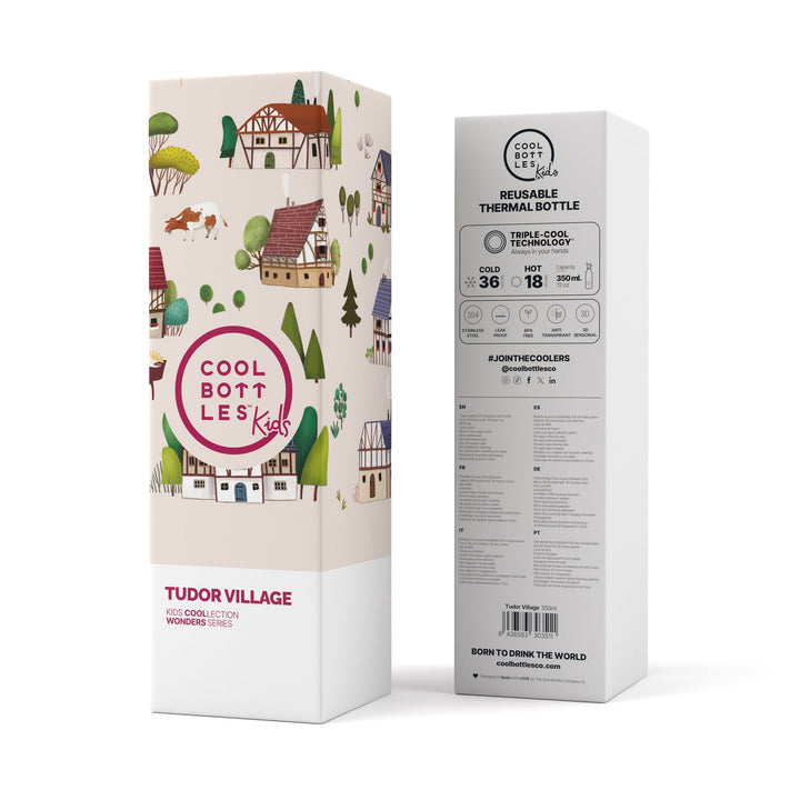 The bottles kids - Botella de agua para niños 350 ml - Tudor Village
