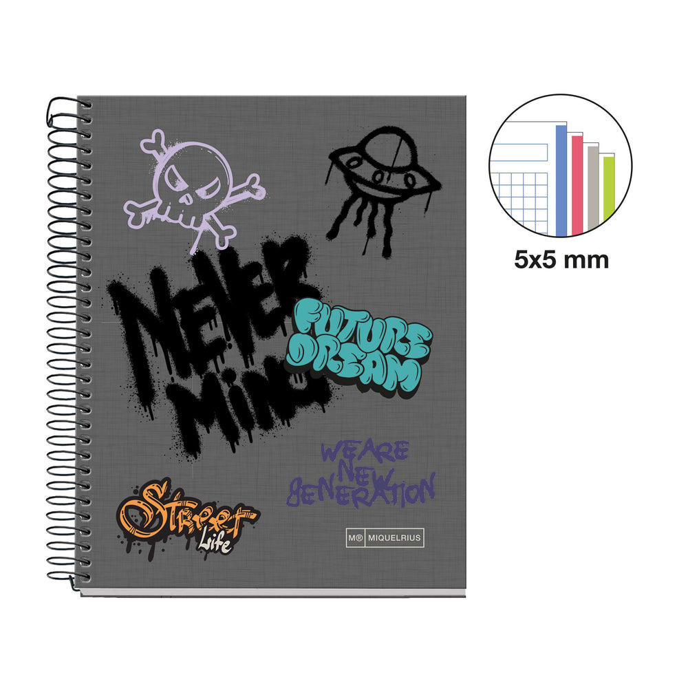 Cuaderno NB4 A5 120 CLA 70G Graffitti