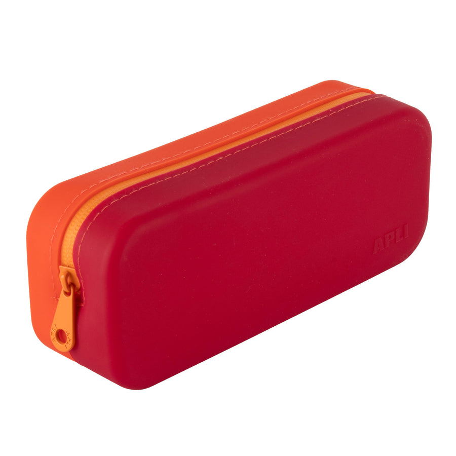 Estuche de silicona bicolor Bright Rojo - Naranja