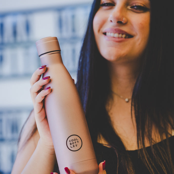 The Bottles Coolors - The Bottle - Metallic Rose  500ml