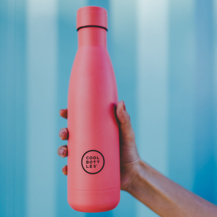 The bottles coolors - Botella de acero inoxidable 500 ml - Pastel Coral