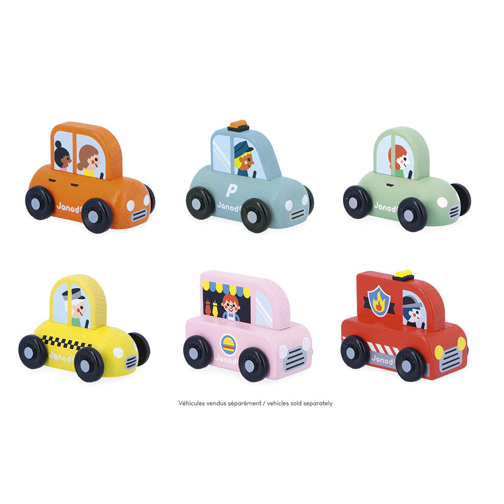 Coche taxi de madera Ciudad - Cross Roads