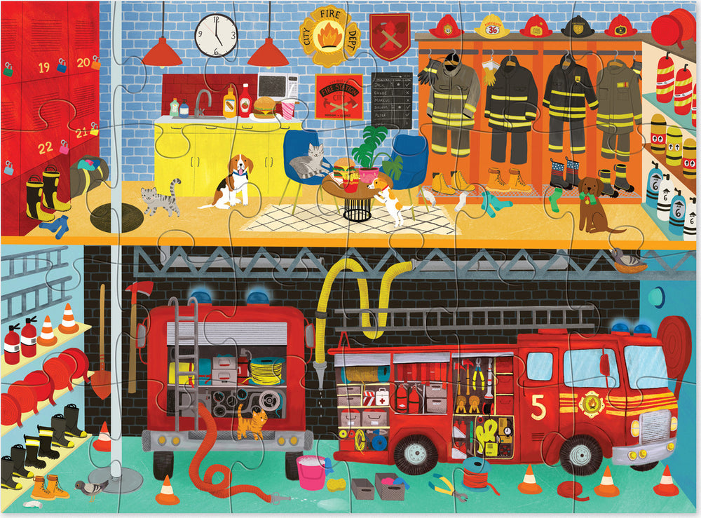 Puzzle Parque de Bomberos - 24 piezas