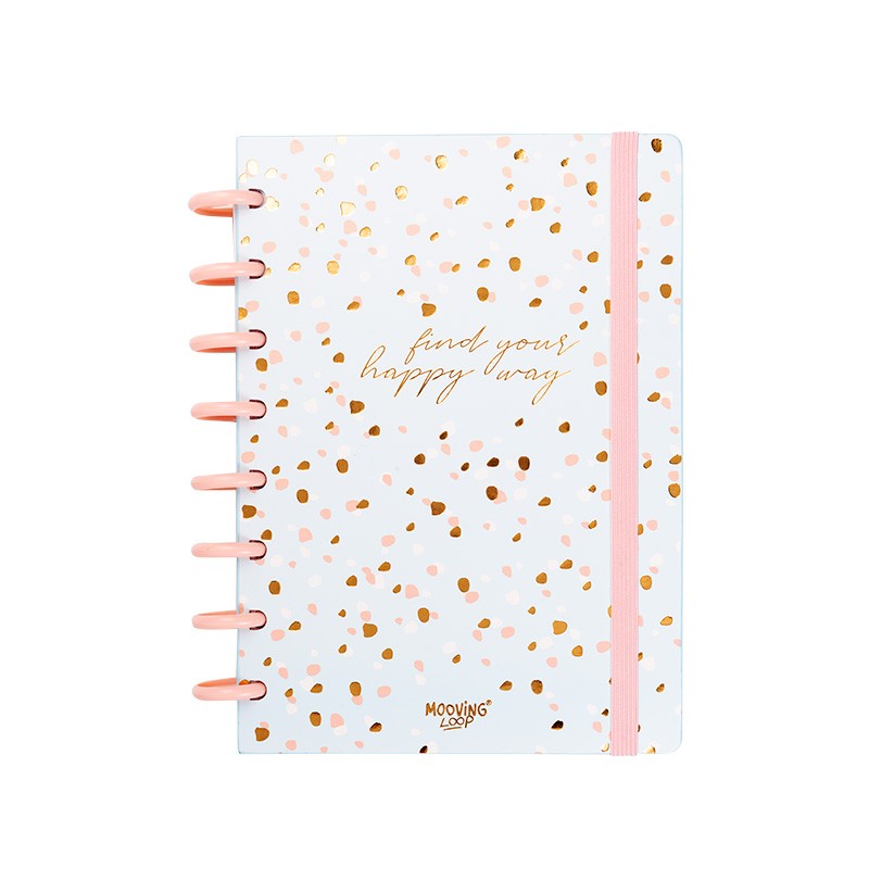 Mooving Loop - Cuaderno a Discos A5 Mooving - Find your happy way