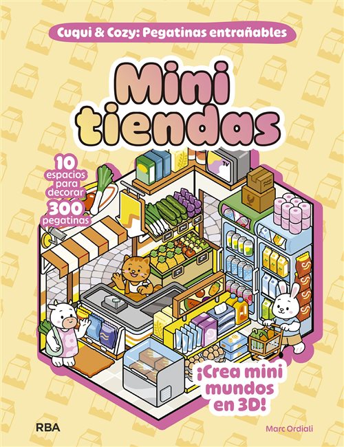 Cuqui & cozy : pegatinas entrañables. Mini tiendas