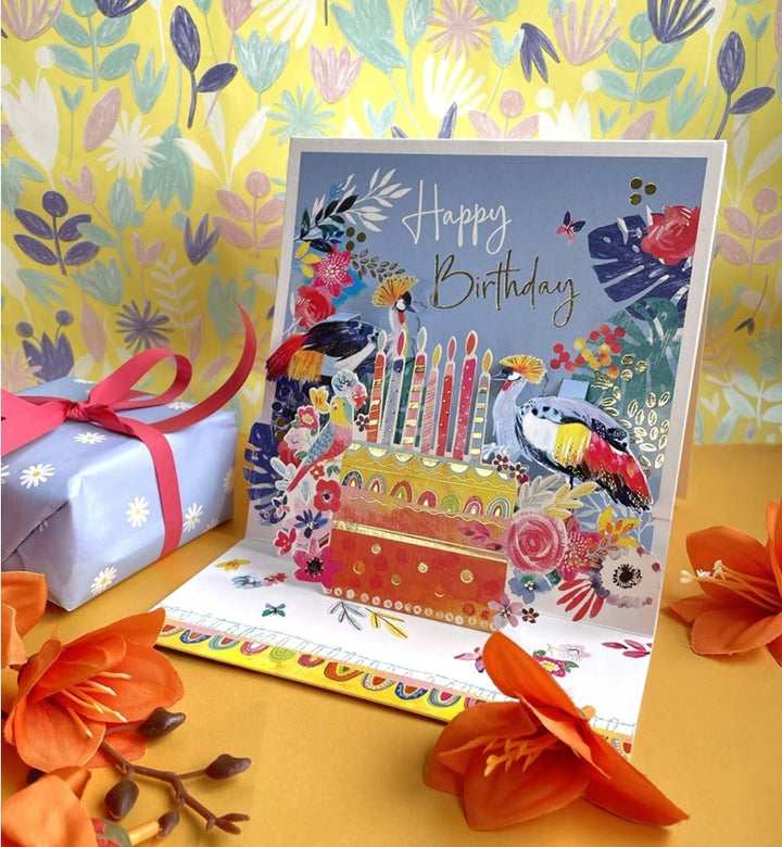 Tarjeta felicitación 3D Pop-Up Unicornio