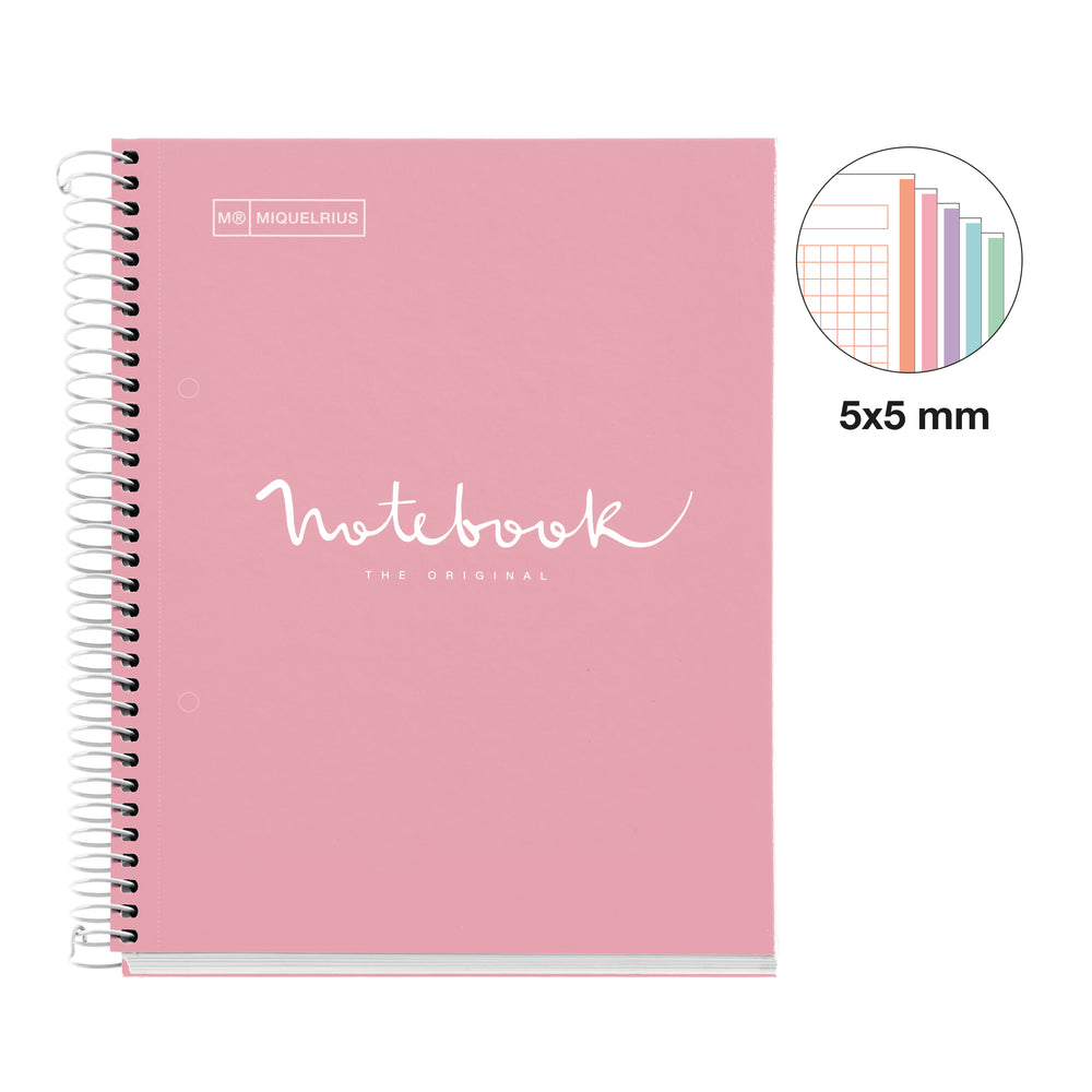 Cuaderno NB5 A5 120 CLA 90G Emotions Rosa