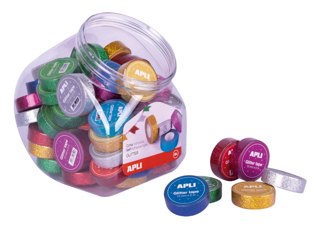Cintas adhesivas Glitter