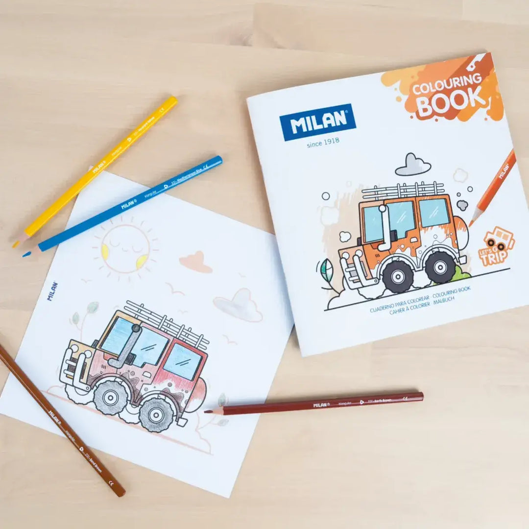 Cuaderno para colorear 'Lets go Trip'