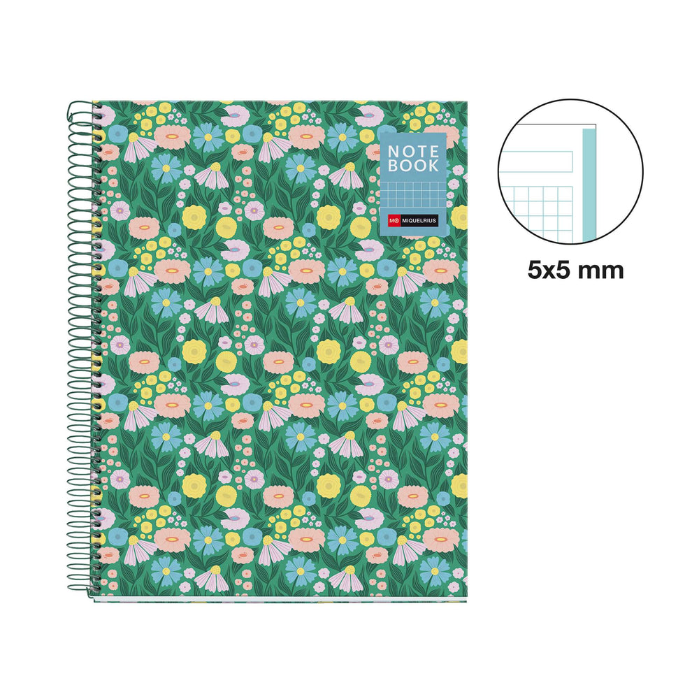 Cuaderno NB1 A4 80 CLA 90G Natura Flor