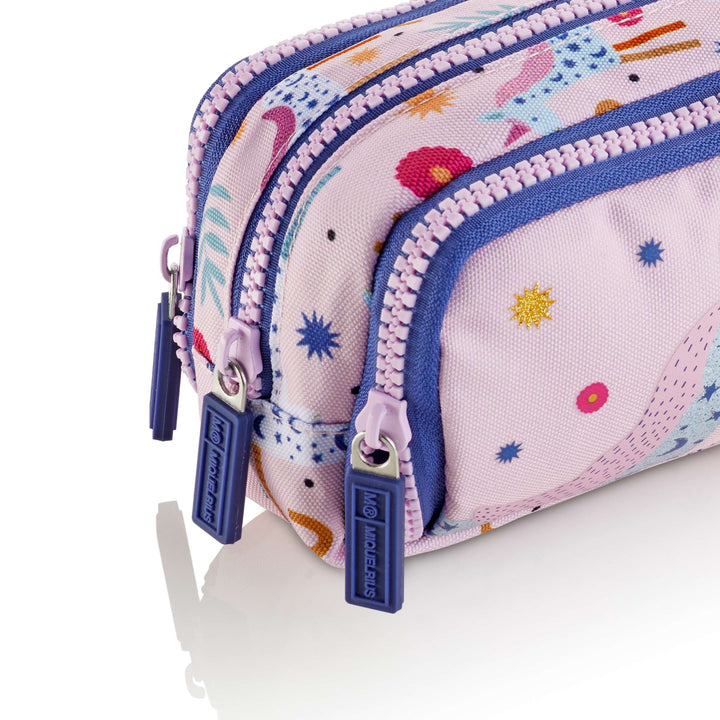 Portatodo Triple Organiz Recicl. Unicorn