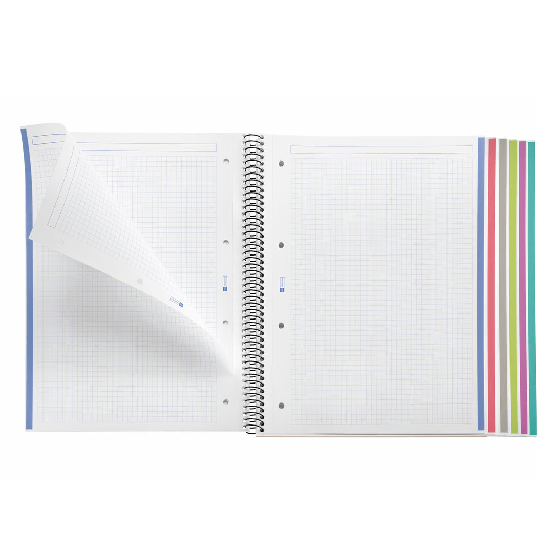 Cuaderno Tapa Blanda A4 Cuadrícula 150 Hojas Miquelrius Negro