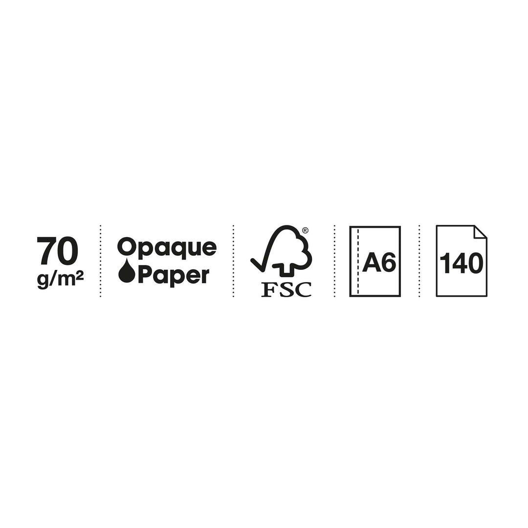 Cuaderno NB4 A6 120 CLA 70G Spring Night