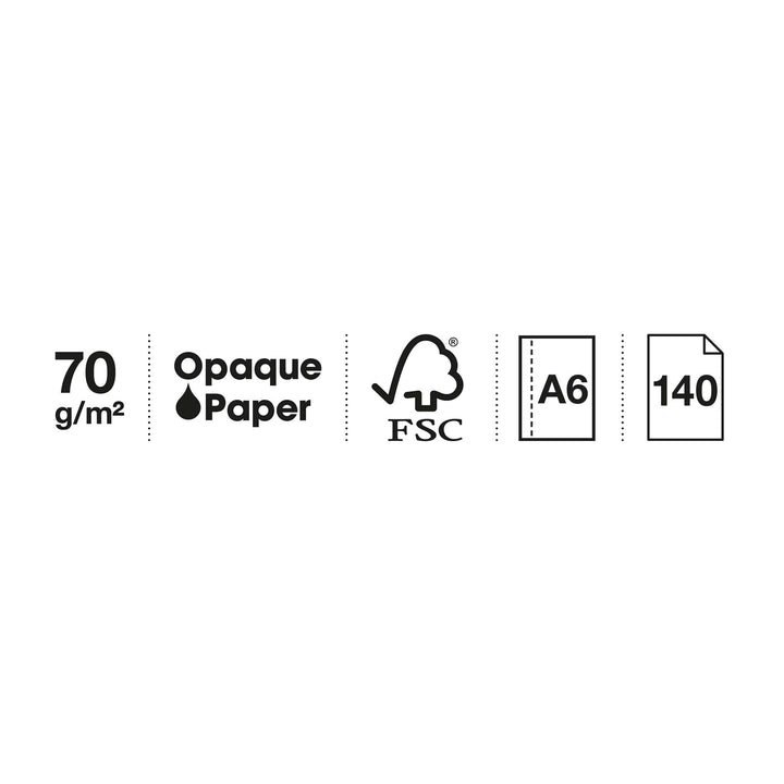 Cuaderno NB4 A6 120 CLA 70G Spring Night